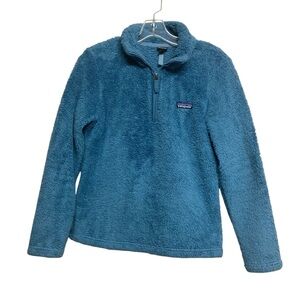 Patagonia Los Gatos Blue 1/4 Zip Pullover Jacket